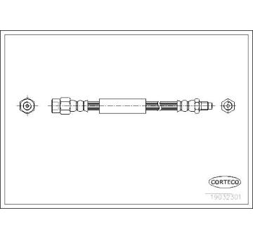 Brzdová hadice CORTECO 19032301