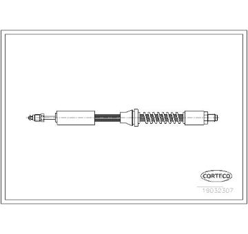 Brzdová hadice CORTECO 19032307