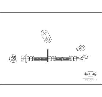 Brzdová hadice CORTECO 19032314