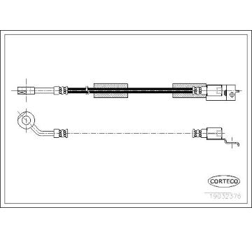 Brzdová hadice CORTECO 19032376