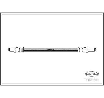 Brzdová hadice CORTECO 19032377