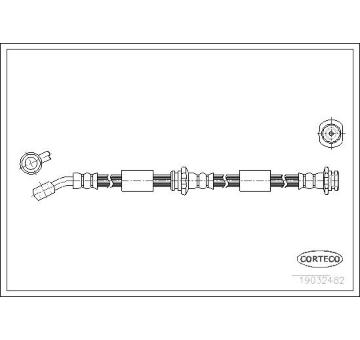 Brzdová hadica CORTECO 19032482