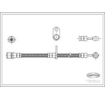 Brzdová hadice CORTECO 19032500