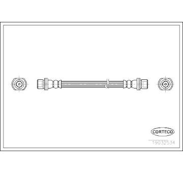 Brzdová hadica CORTECO 19032534