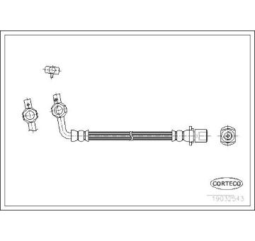 Brzdová hadice CORTECO 19032548