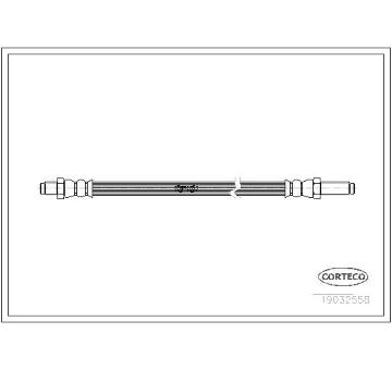Brzdová hadica CORTECO 19032558