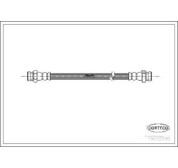 Brzdová hadica CORTECO 19032590