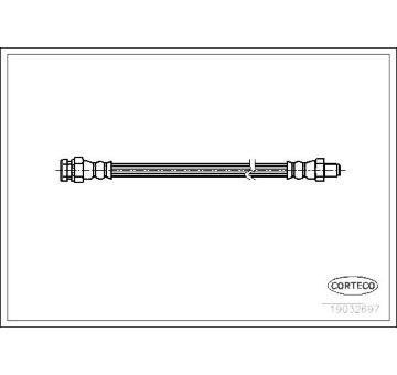 Brzdová hadica CORTECO 19032697