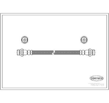 Brzdová hadice CORTECO 19032755