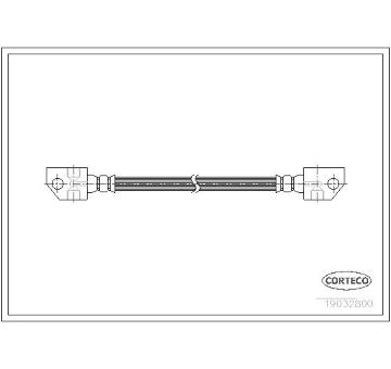 Brzdová hadica CORTECO 19032800
