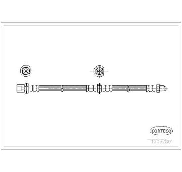 Brzdová hadica CORTECO 19032801