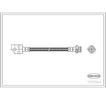 Brzdová hadice CORTECO 19032804