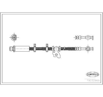 Brzdová hadice CORTECO 19032868