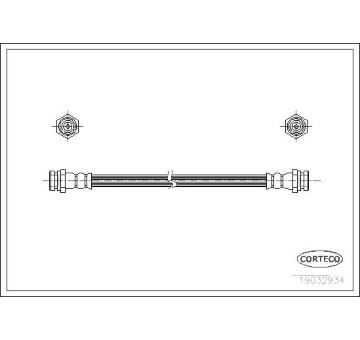 Brzdová hadice CORTECO 19032934