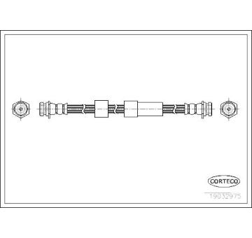 Brzdová hadica CORTECO 19032975