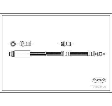 Brzdová hadice CORTECO 19033528