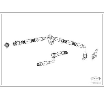 Brzdová hadice CORTECO 19033600