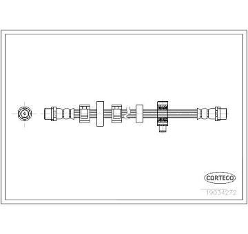 Brzdová hadice CORTECO 19034272