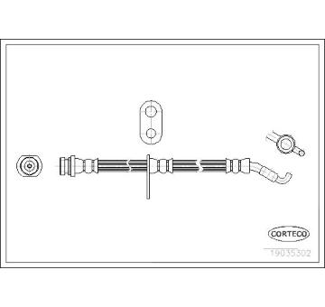 Brzdová hadica CORTECO 19035302