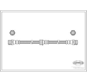 Brzdová hadica CORTECO 19035392