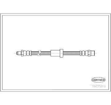 Brzdová hadica CORTECO 19035819
