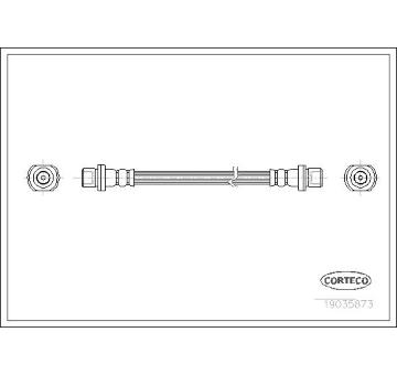 Brzdová hadica CORTECO 19035873