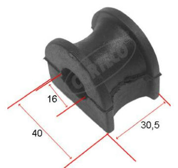 Ulożenie priečneho stabilizátora CORTECO 21652984