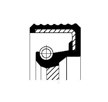 Těsnicí kroužek hřídele, hřídel převodovky CORTECO 01029746B