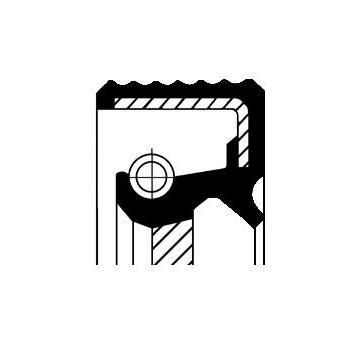 Těsnicí kroužek hřídele, hřídel převodovky CORTECO 01034638B