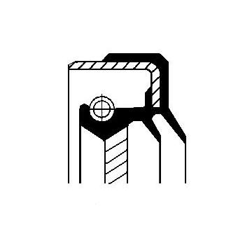 Těsnicí kroužek hřídele, diferenciál CORTECO 01035950B