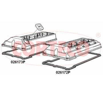 Těsnění, kryt hlavy válce CORTECO 026173P