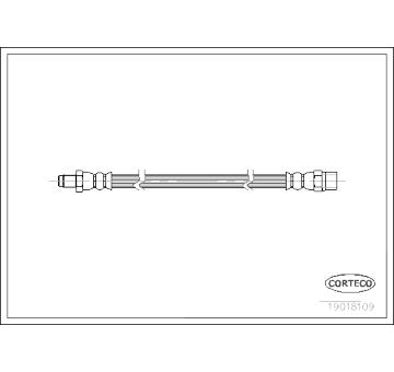 Brzdová hadice CORTECO 19018109