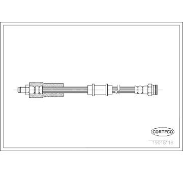 Brzdová hadice CORTECO 19018118