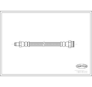 Brzdová hadice CORTECO 19018122