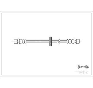 Brzdová hadica CORTECO 19018180