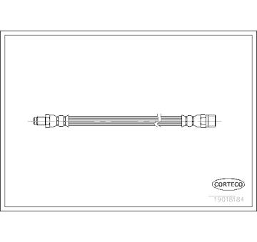 Brzdová hadice CORTECO 19018184