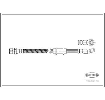 Brzdová hadice CORTECO 19018200