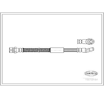 Brzdová hadice CORTECO 19018484