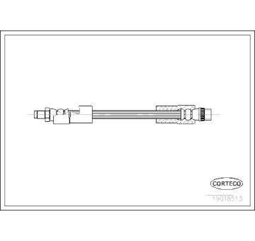 Brzdová hadice CORTECO 19018513