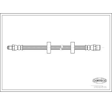 Brzdová hadice CORTECO 19018516