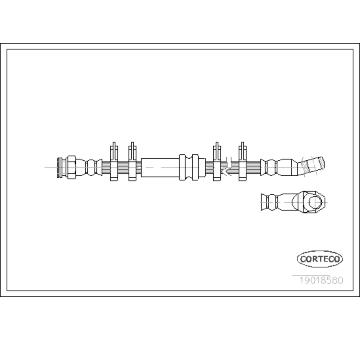 Brzdová hadice CORTECO 19018580