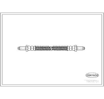 Brzdová hadice CORTECO 19018751