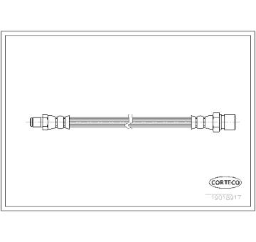 Brzdová hadice CORTECO 19018917