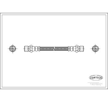 Brzdová hadice CORTECO 19018921