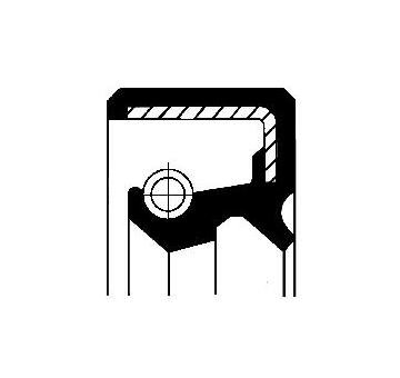 Těsnící kroužek hřídele, hřídel převodovky Corteco 19033656B