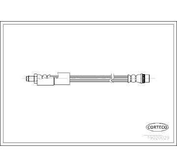 Brzdová hadice CORTECO 19020029