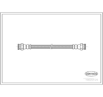 Brzdová hadice CORTECO 19020126