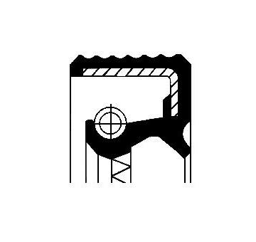 Těsnicí kroužek, vstřikovací čerpadlo CORTECO 49418398