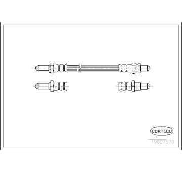 Brzdová hadice CORTECO 19027570