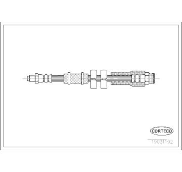 Brzdová hadice CORTECO 19031192